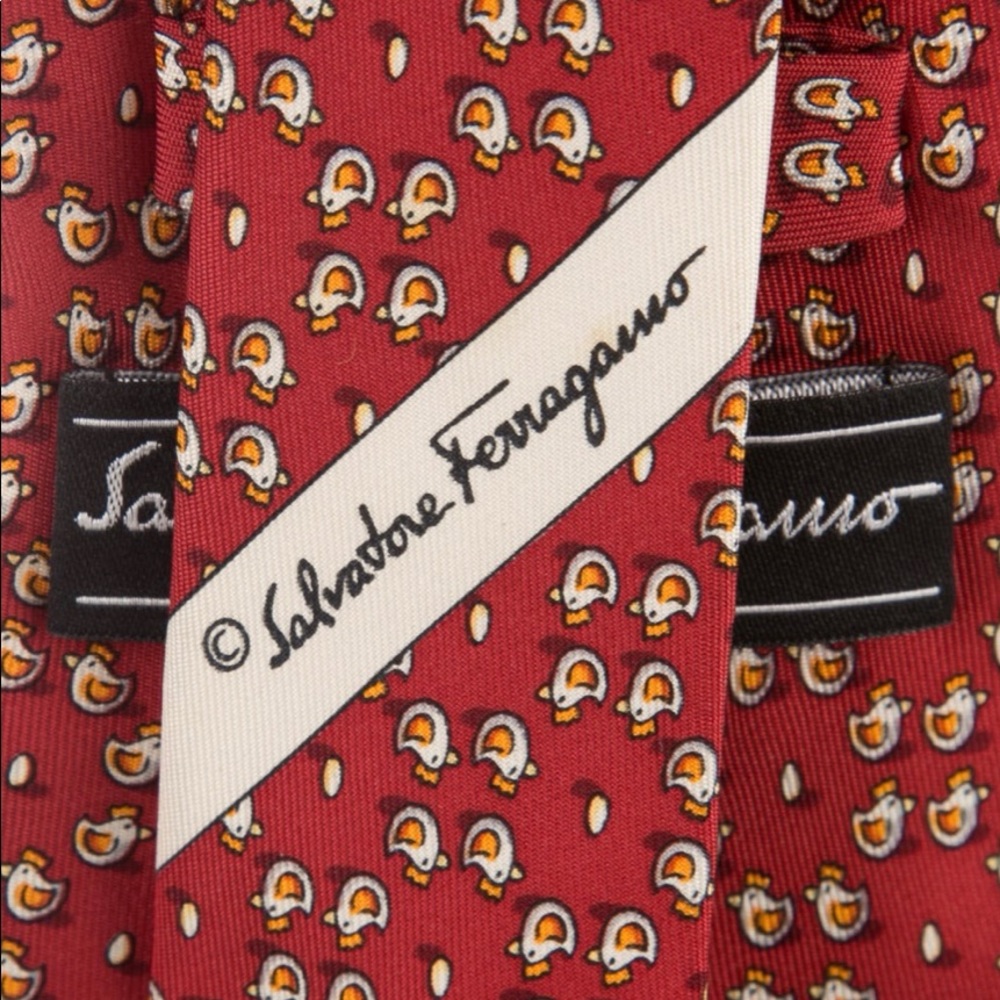 Classic Salvatore Ferragamo Silk Tie